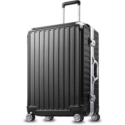 Aluminum Frame Luggage, Hard Shell Suitcase 4 Metal Corner