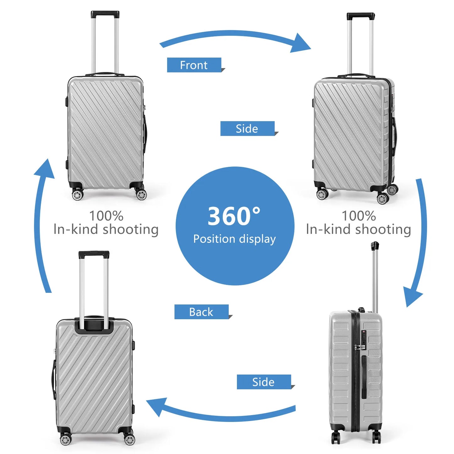 5PCS Luggage Set Suitcase