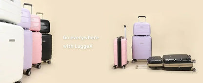 2pcs Carry on Luggage with Spinner Wheels